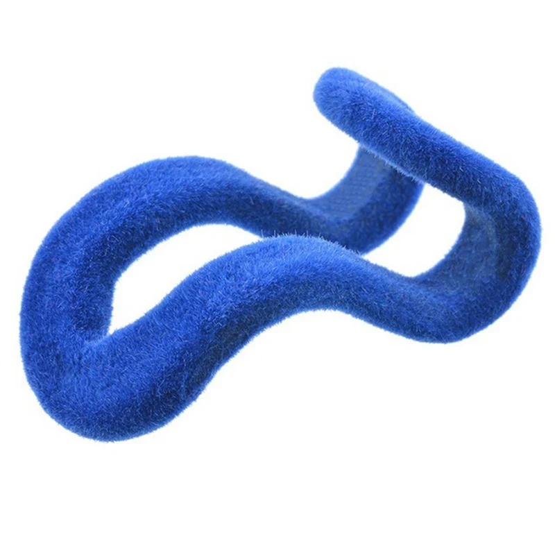 blue 4.5x2.5cm Многослойные стеллажи для хранения, пластиковые стойки для сушки одежды, держатель с пряжкой для гардероба, вешалки для одежды, держатели-органайзеры, 1PC10 - Цвет: blue 4.5x2.5cm