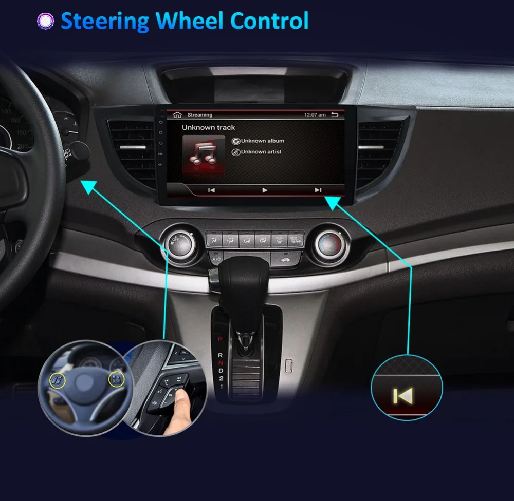Автомобильный мультимедийный плеер Android 9 автомобильный dvd gps плеер для Honda CRV 2012 с автомобильным Радио Видео плеером gps навигация автомобиля стерео gps