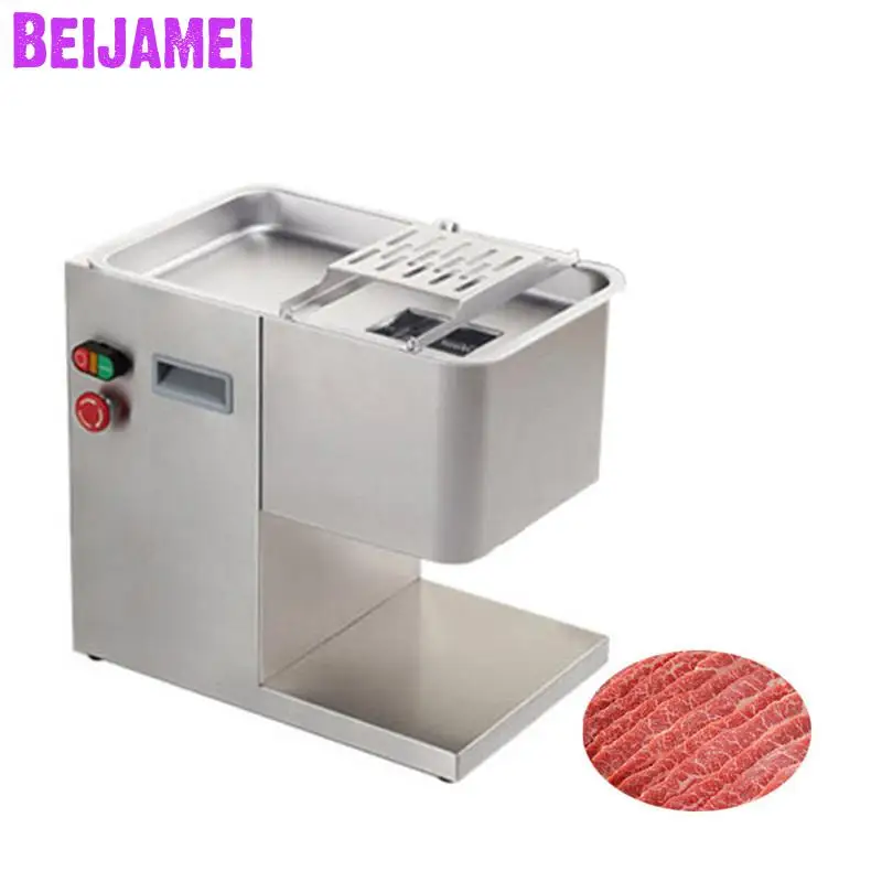 BEIJAMEI 300 кг электрическая промышленная фотомашина 2 мм-5 мм коммерческая машина для резки мяса цена