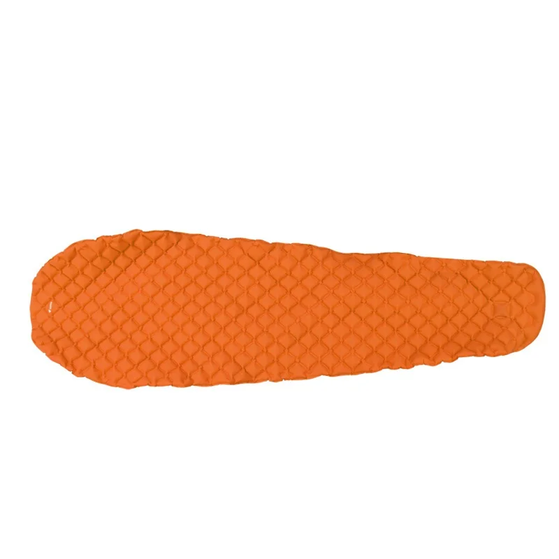 Orange Utralight открытый удобный походный коврик ТПУ надувной матрас 1 человек Сверхлегкий портативный спальный коврик - Цвет: Orange