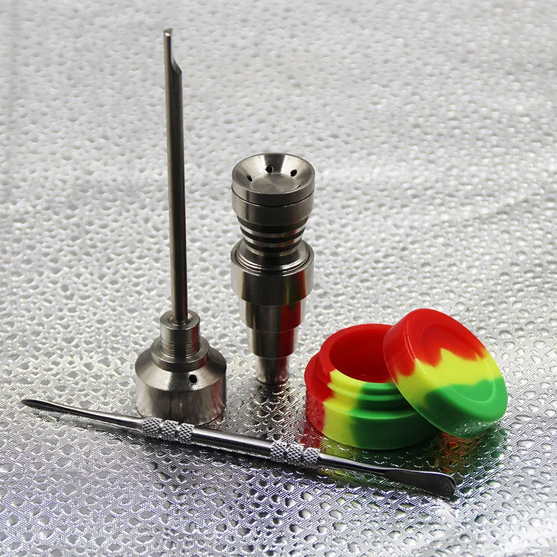 10/14/18 мм Мужская и женская Gr2 Титановая Крышка для гвоздей Carb Dabber dab rig силиконовая