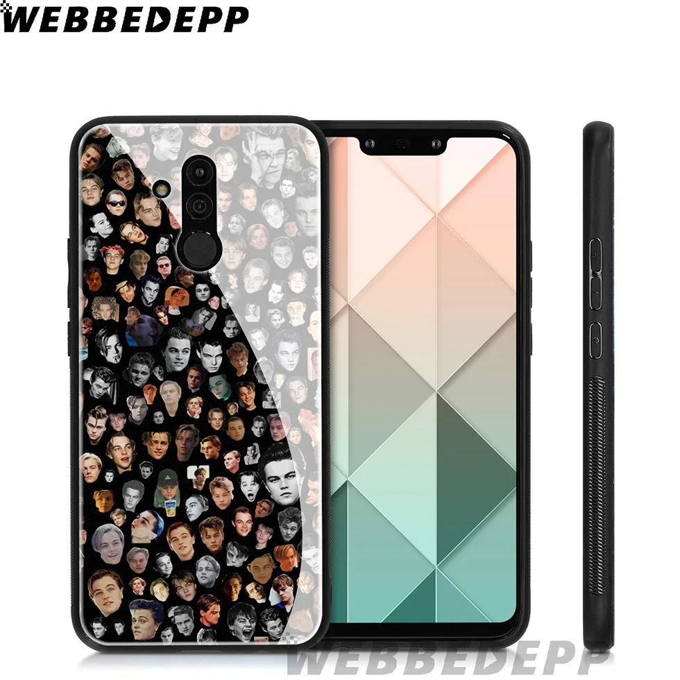 WEBBEDEPP чехол из закаленного стекла Leonardo Dicaprio Young для Huawei Mate 20 P20 P10 P Smart 2019 2018 &amp Honor 10 9