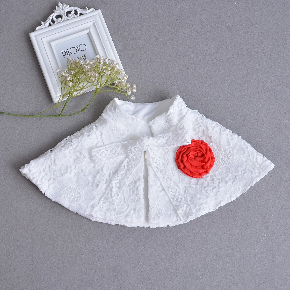 2021 New Baby Girls Shrug Fashion Lace Bolero Formal Toddler Wedding Party Jacket Kids Clothing | Детская одежда и обувь