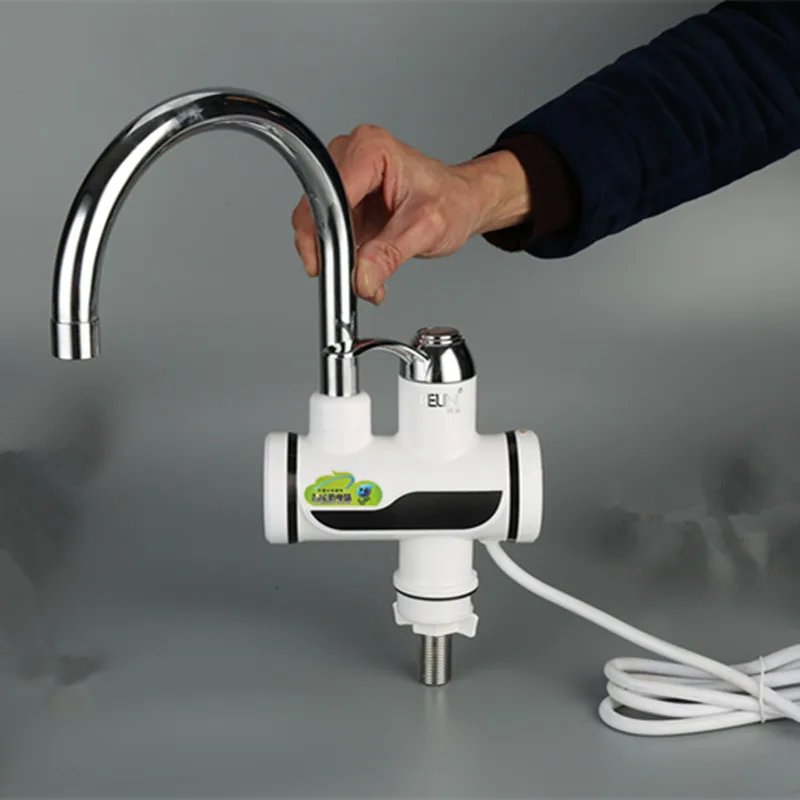 Led Display Kitchen Mixer Tap Sanitary Ware Basin faucet Instant Hot Water Electic | Обустройство дома