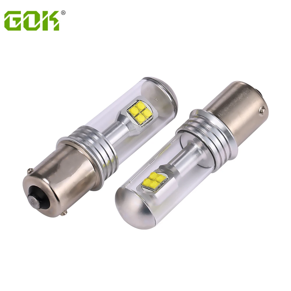 10x1156 1157 LED 40 Вт CREE светодиодные чипы 1500lm P21W BA15S 1156 сигнальная Поворотная лампа | Отзывы и видеообзор