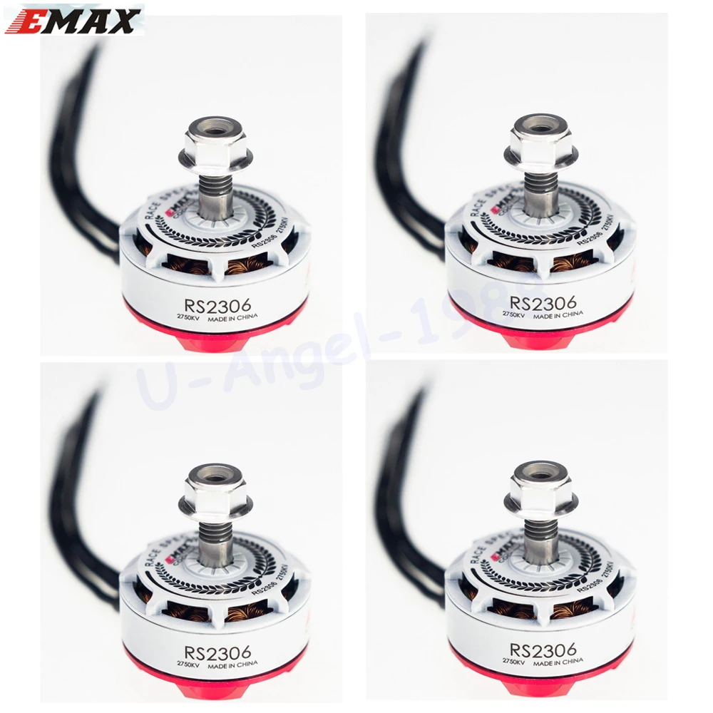 4 шт./лот EMAX RS2306 2400KV 2550KV 2750KV мотор для FPV RACER Quadcopter Kvadrokopter RC беспилотный летательный