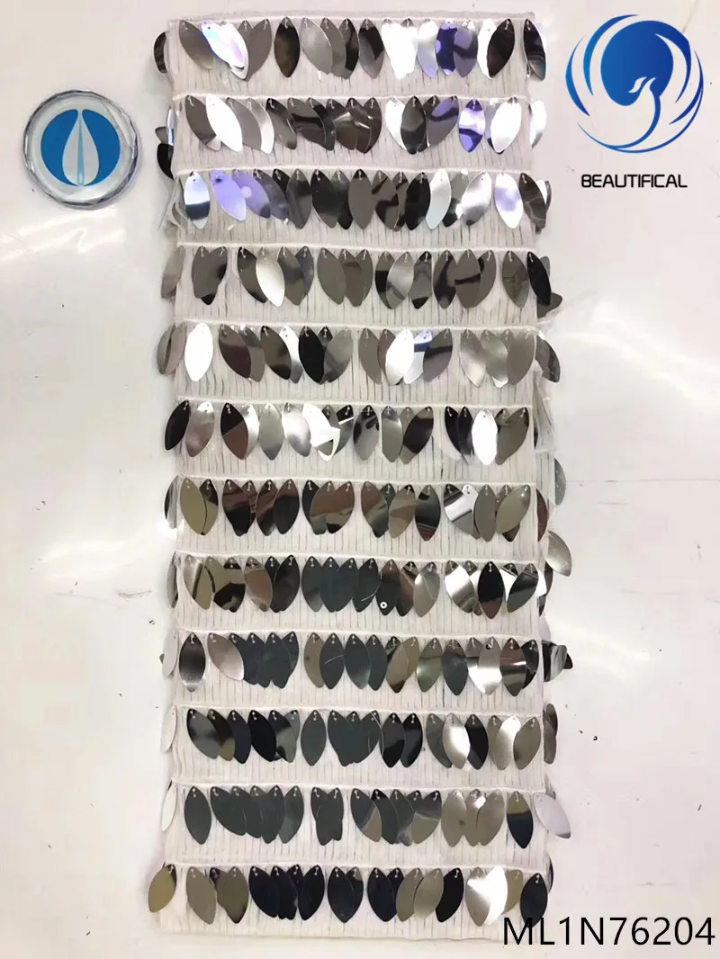 

BEAUTIFICAL black net lace fabric wedding lace fabric african sequins lace fabric french 2019 latest african sequins ML1N762