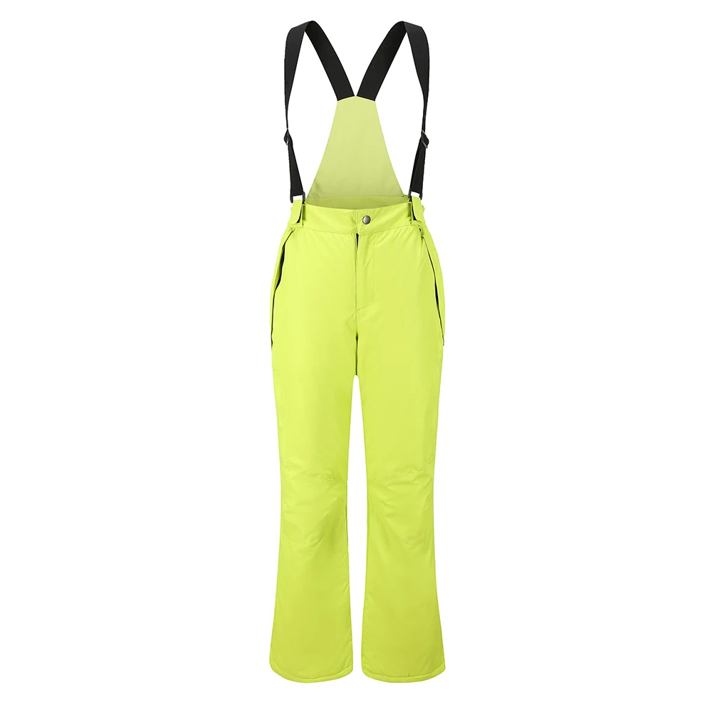 women Green Goexplore ore лыжные брюки с ремнями Мужские сноубордические зимние брюки водонепроницаемые теплые дышащие лыжные брюки для wo мужчин Утепленные зимние - Цвет: women Green