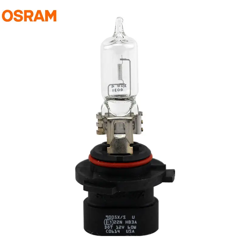 OSRAM HB3A 9005XS 12V 60W 3200K P20d оригинальная линия фар дальнего света Автомобильная галогенная лампа противотуманная фара 1X