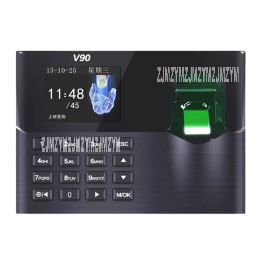 Машина по отпечаткам пальцев для работы с отпечатком пальца V90|Регистрация