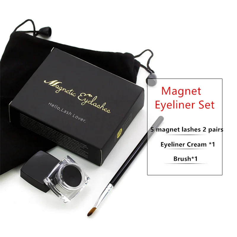 Магнитный подводка гладкая Водонепроницаемый действие для глаз легко наносится