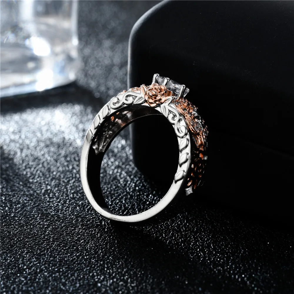 Кольца с черепами для женщин аксессуары циркониевое кольцо сердечком и камнем