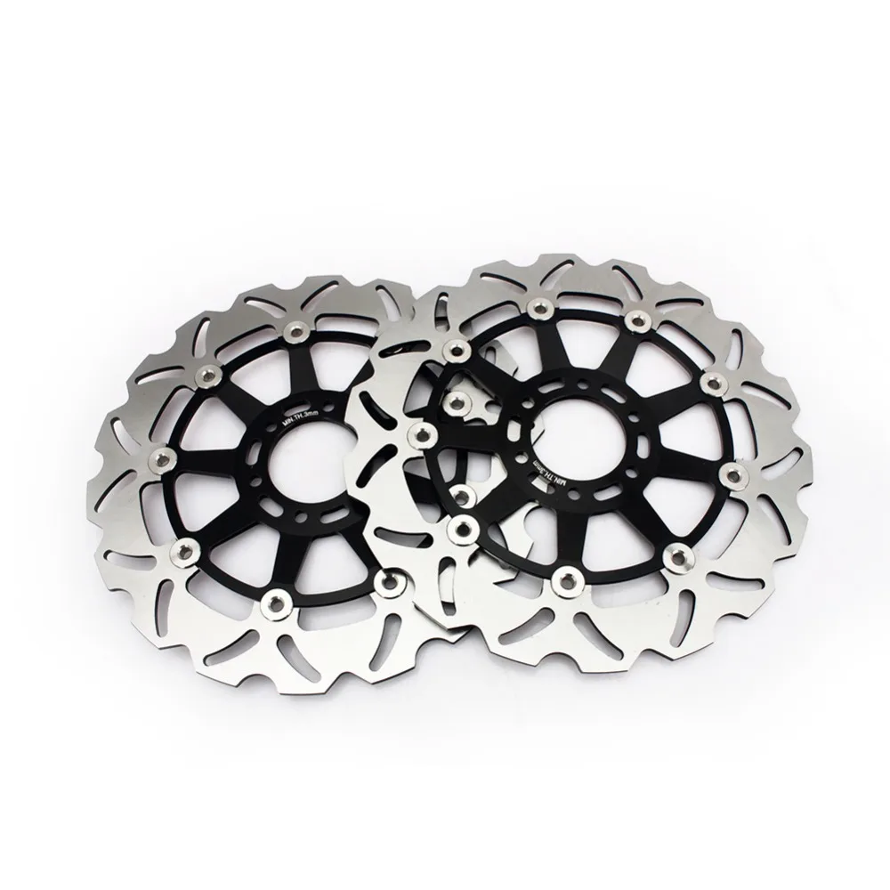 BIKINGBOY Front Pair Brake Discs Rotors for Cagiva Raptor V-Raptor 650 2001-2007 X-Raptpr X3 Xtra V 1000 02 03 04 05 06 | Автомобили и