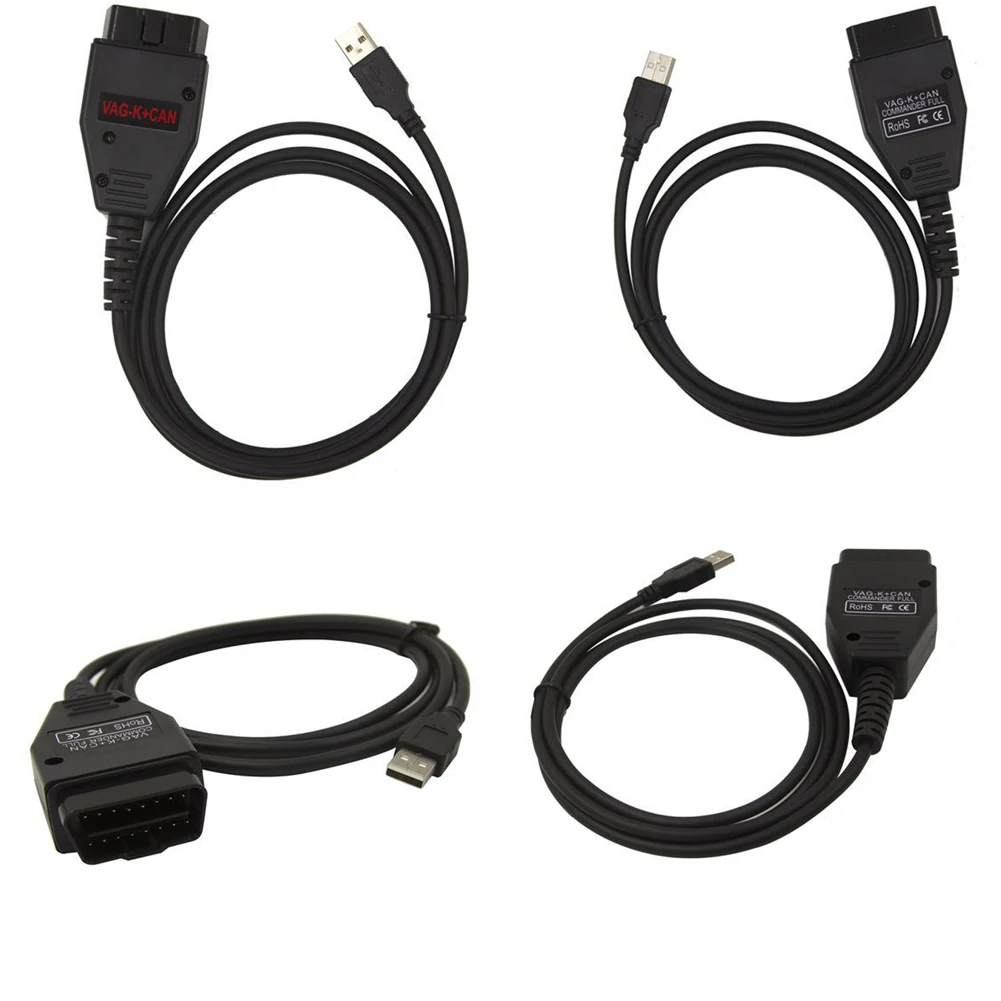 VAG Com v 1 4 commander k + can OBD 2 USB сканер работает на Windows программное обеспечение vag com CAN K line