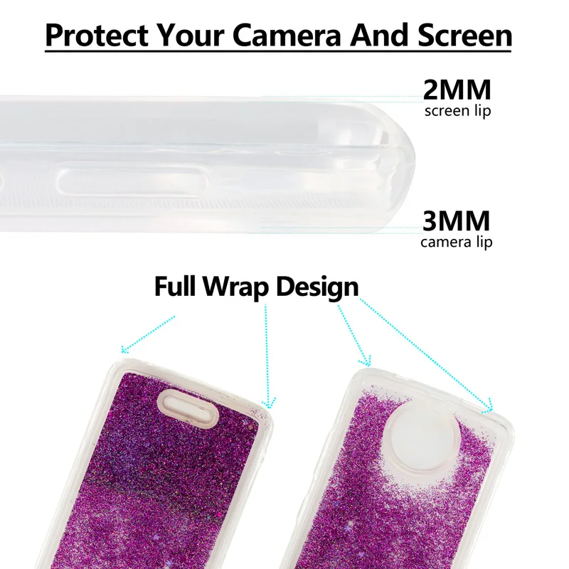 Luxury Glitter Liquid Sand Quicksand Soft Silicone Phone Cover for Motorola G5 G5s E4 US EU Plus C G6 2018 Z3 E5 Play Case |