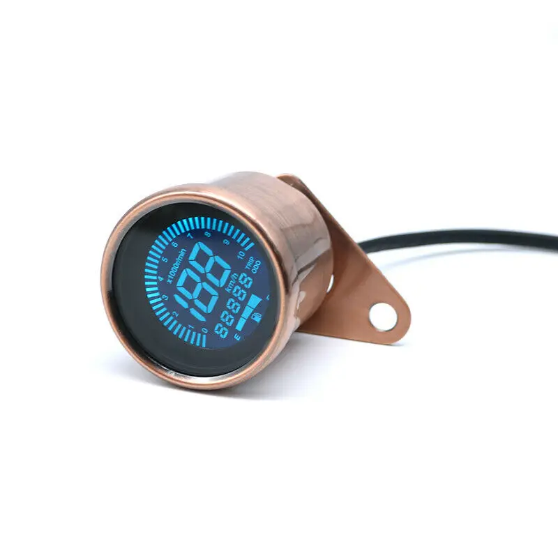 Цифровой ЖК Ретро Тахометр одометр спидометр универсальные двигатели для Honda CB |