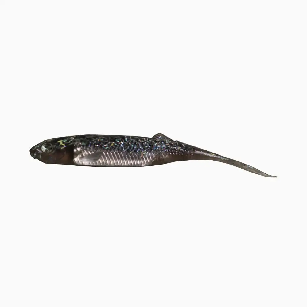 BassLegend мягкие Пластик Flash Minnow приманки для шеда бас Щука приманка 75 мм 2 5 г/100 5g 4
