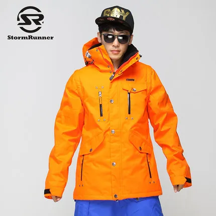 Бренд StormRunner, лыжные куртки, мужские куртки для сноубординга, теплая новая зимняя куртка, дышащая цветная камуфляжная Мужская лыжная куртка