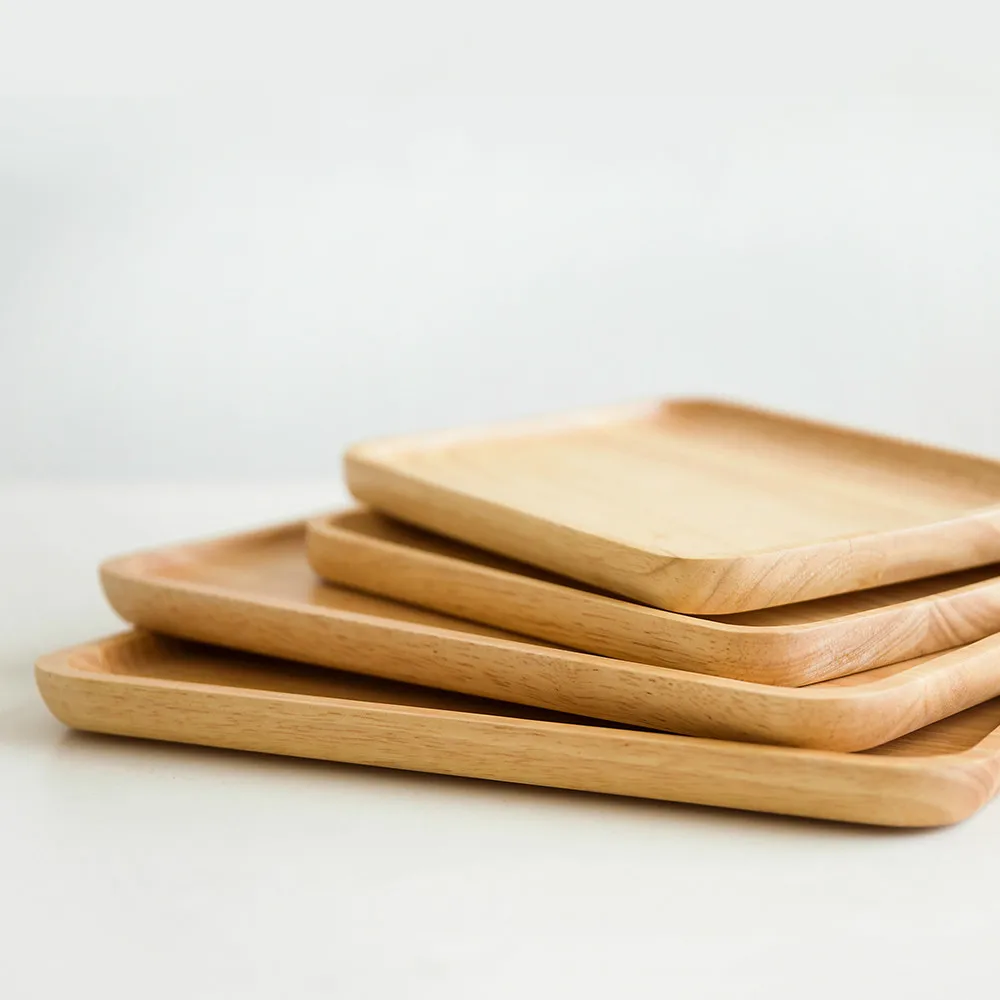 Solid Wood Rectangular Tray Bread Fruit | Дом и сад