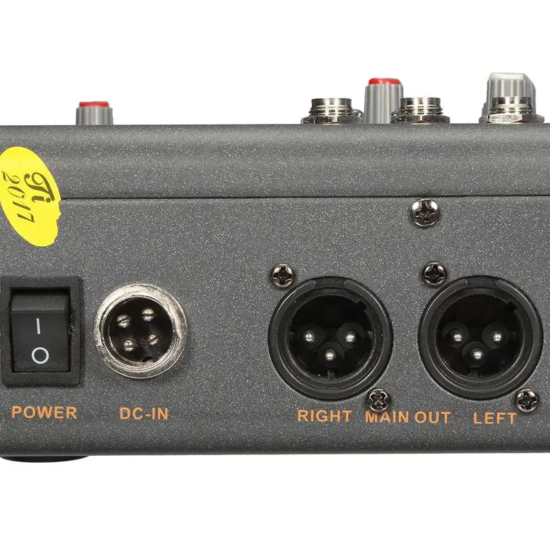 LEORY Высокое качество Профессиональный звуковой микшер 6 каналов с bluetooth USB DSP DJ Аудио Цифровой микшерный пульт для аудио караоке