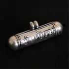 T9041 тибетская мантра, Gau молитвенная коробка, ламбрекен, серебро подвеска амулет, тибетский ХУМ, Мультитул