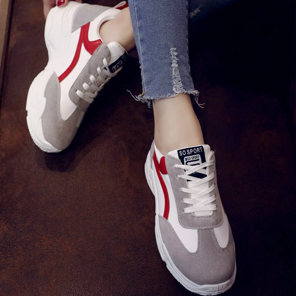 YOUYEDIAN/Женская обувь на плоской подошве повседневные кроссовки Wild дышащие кроссовки с сеточкой обувь сапатилхас мульер sapatilhas normais# G30