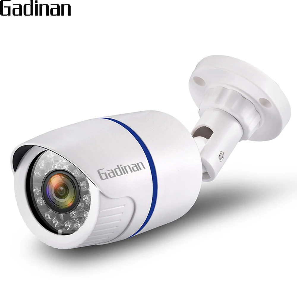 GADINAN H.265 2MP 1080P 25FPS Hi3516CV300 Onvif Пуля IP камера Открытый Водонепроницаемый P2P XMEYE Обнаружение движения DC 12 В/48 в POE