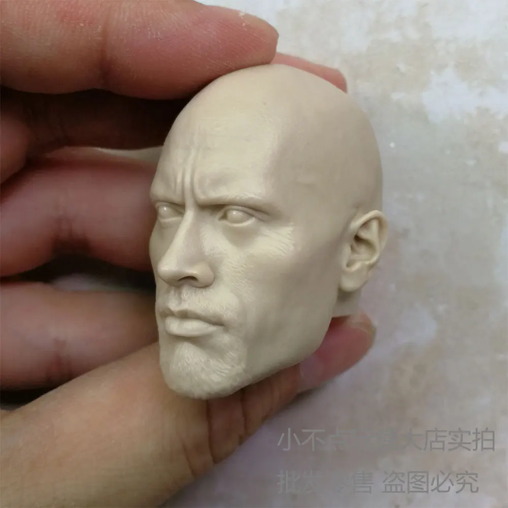 Неокрашенная голова Dwayne Johnson Fast &amp Furious масштаб 1/6 | Игрушки и хобби