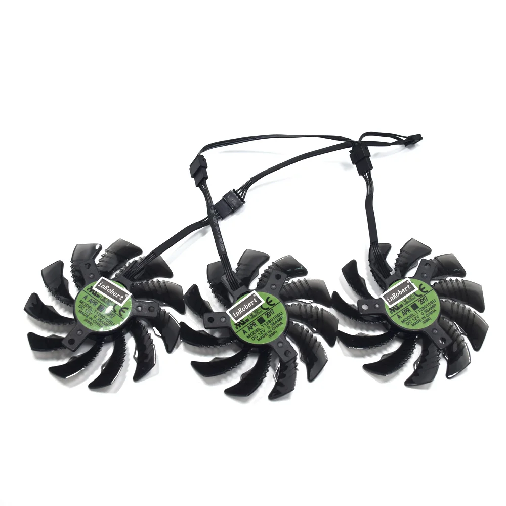 75 мм T128010SU 0.35A вентилятор охлаждения для Gigabyte AORUS GTX 1080 1070 Ti G1 игровой 1070Ti игровая