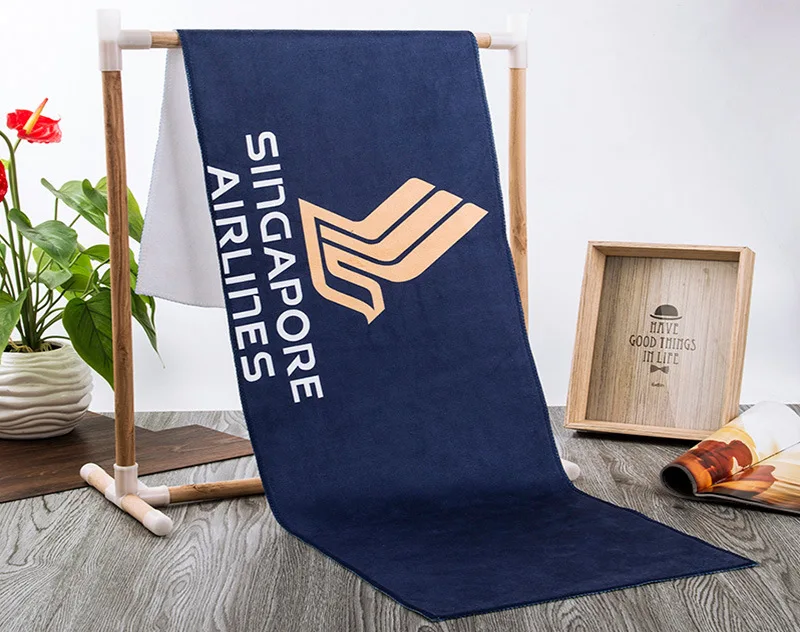 OEM Logo 180x80 см SUPERSOFT микрофибры пляжное полотенце банное спорта тренажерный зал