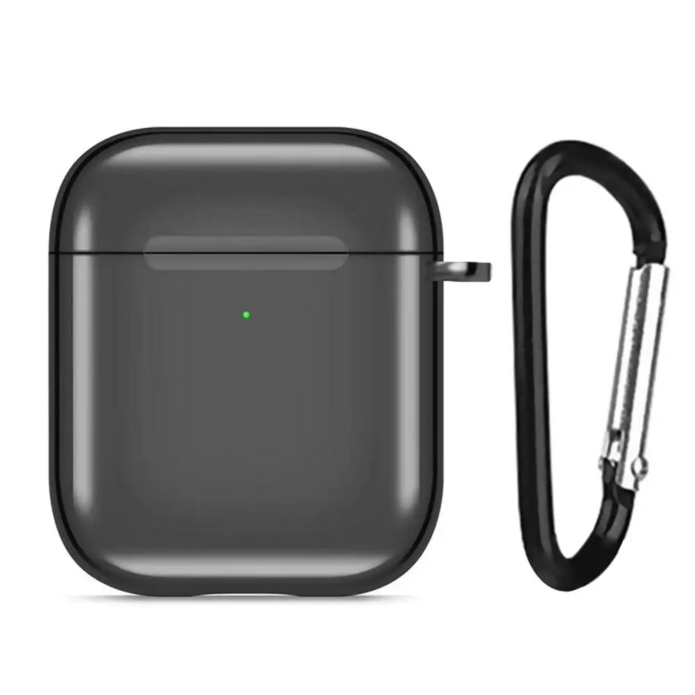 Новое покрытие ТПУ чехол Drop proof bluetooth наушники для Airpods с крюком качественная