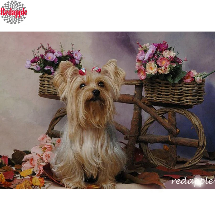 Алмазная живопись сделай сам наборы для вышивки крестиком изображения собак