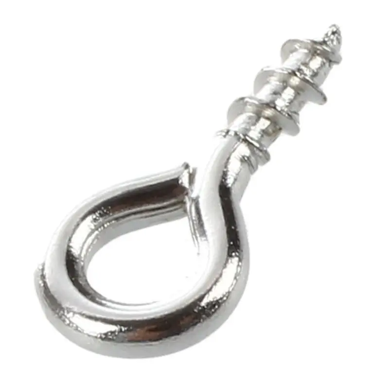 100 шт. маленькие шпильки для глаз крючки люверсы винт с резьбой