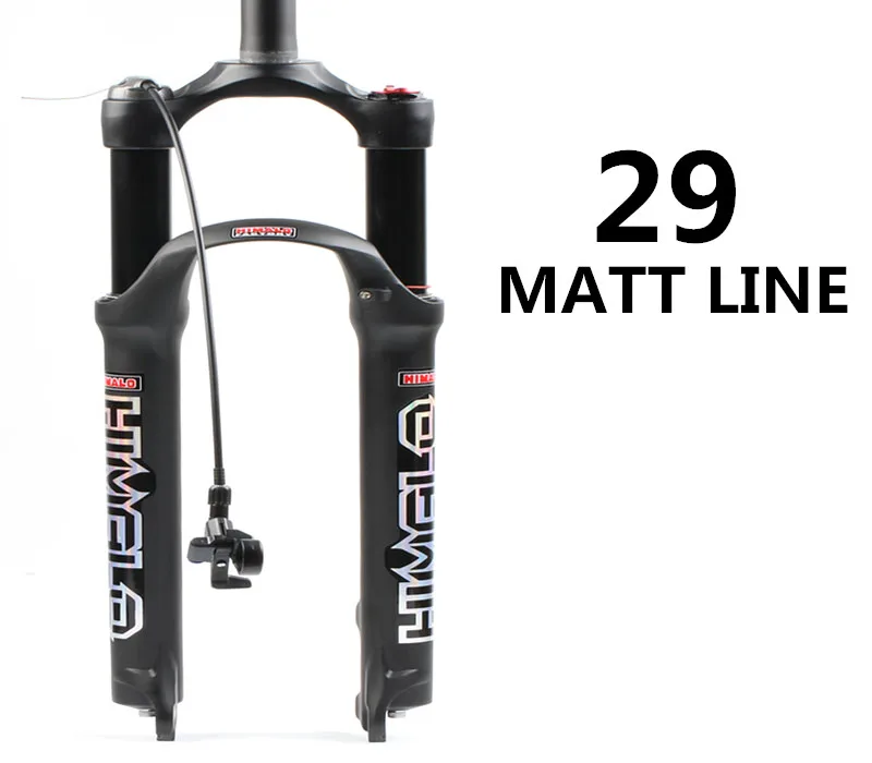 29 matt line Велосипедная воздушная вилка 26 27,5 29 ER MTB горная подвесная вилка воздушная устойчивость амортизирующая линия для более SR - Цвет: 29 matt line