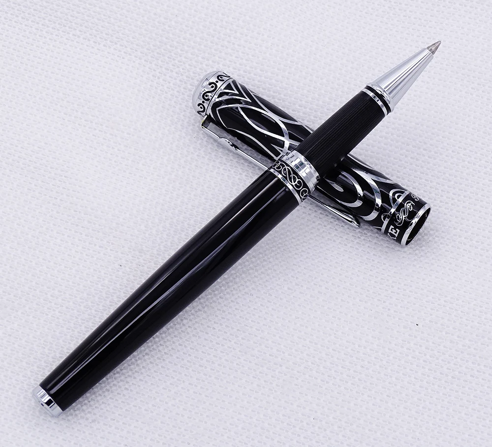 Duke Noble Ruby Matel Roller Pen with Smooth Refill Sweet Heart Pattern Cap Ink Business Office Home and School Supplies | Канцтовары