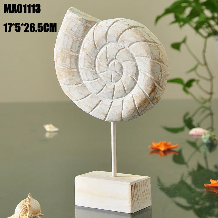 Средиземноморский Стиль Дерево Starfish Рог гиппокампа фигурки Творческий