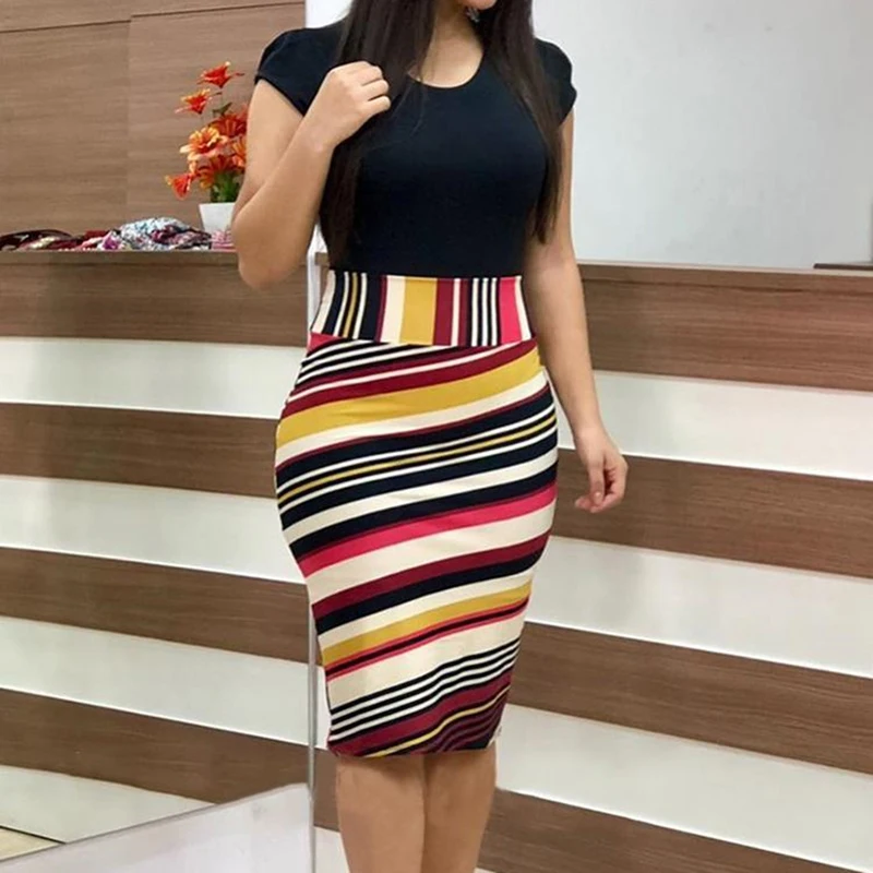 Летние платья Bigsweety 2019 модное женское элегантное платье карандаш с цветочным
