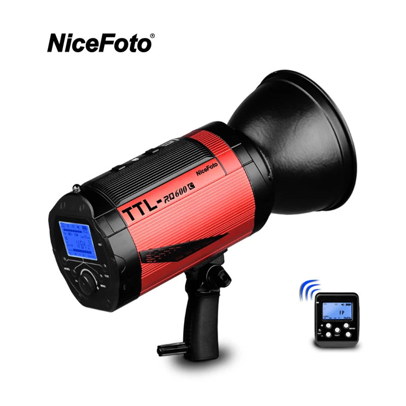 NiceFoto TTL RQ600C 2 4G Беспроводная 600W HSS 1/8000S высокоскоростная Вспышка Speedlite с