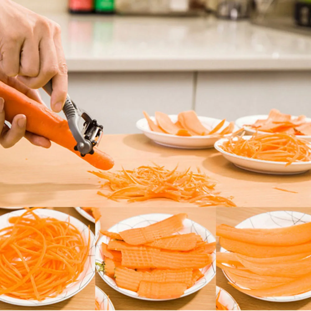 Нержавеющая Овощечистка картофеля устройство резки овощей Кухонные аксессуары