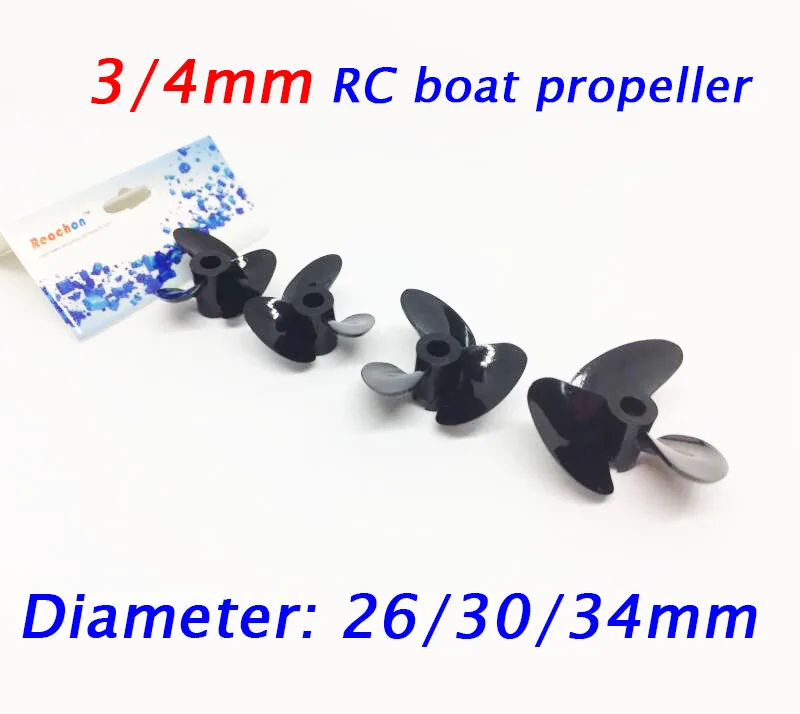 Бесплатная доставка 10 шт. 3/4 мм лодочный пропеллер с дистанционным управлением