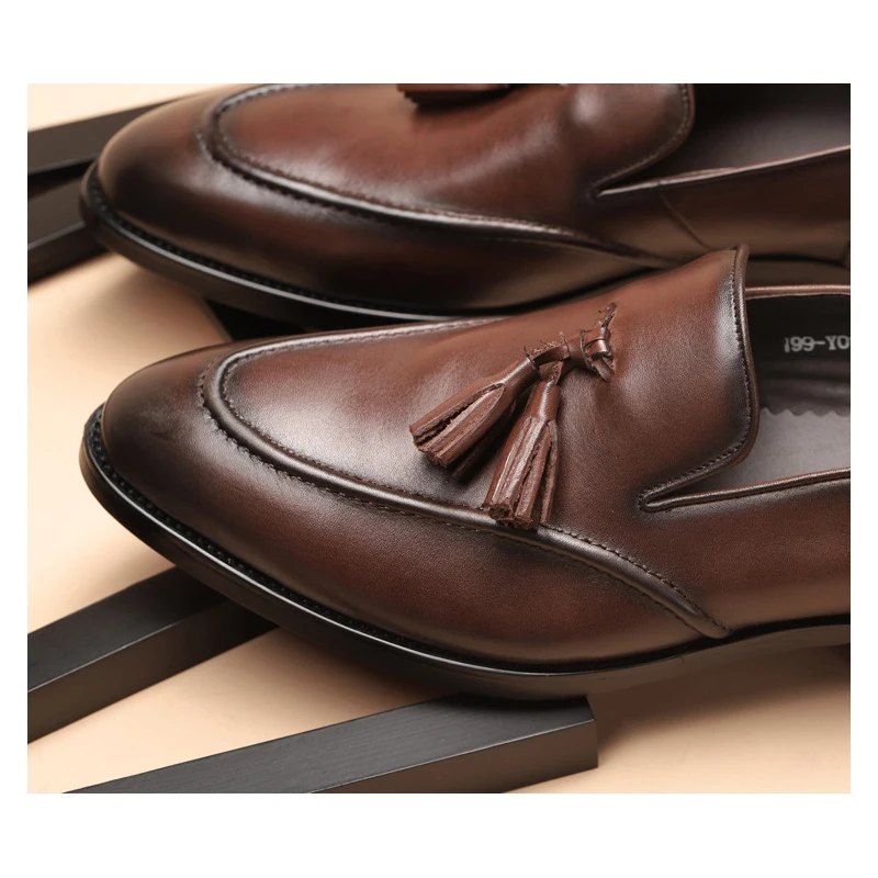 COSIDRAM высокое качество весна осень под заказ деловая обувь для мужчин британский