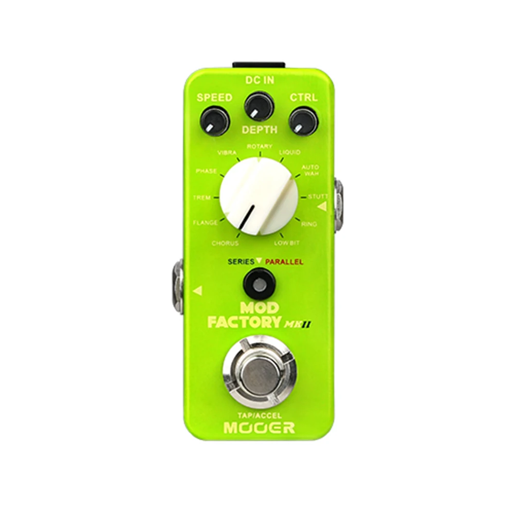 

Mooer Mod Factory MKII Multi Modulation Guitar Effect Pedal Electric Effects Stompbox True Bypass with 11 Algorithms