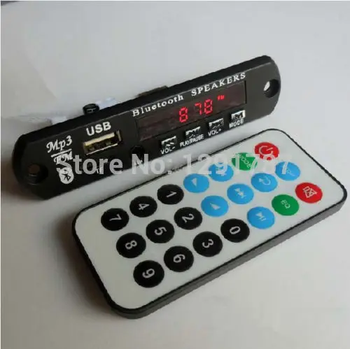 Карты памяти Bluetooth MP3 WMA декодер доска 12 V беспроводной аудиомодуль USB TF радио для