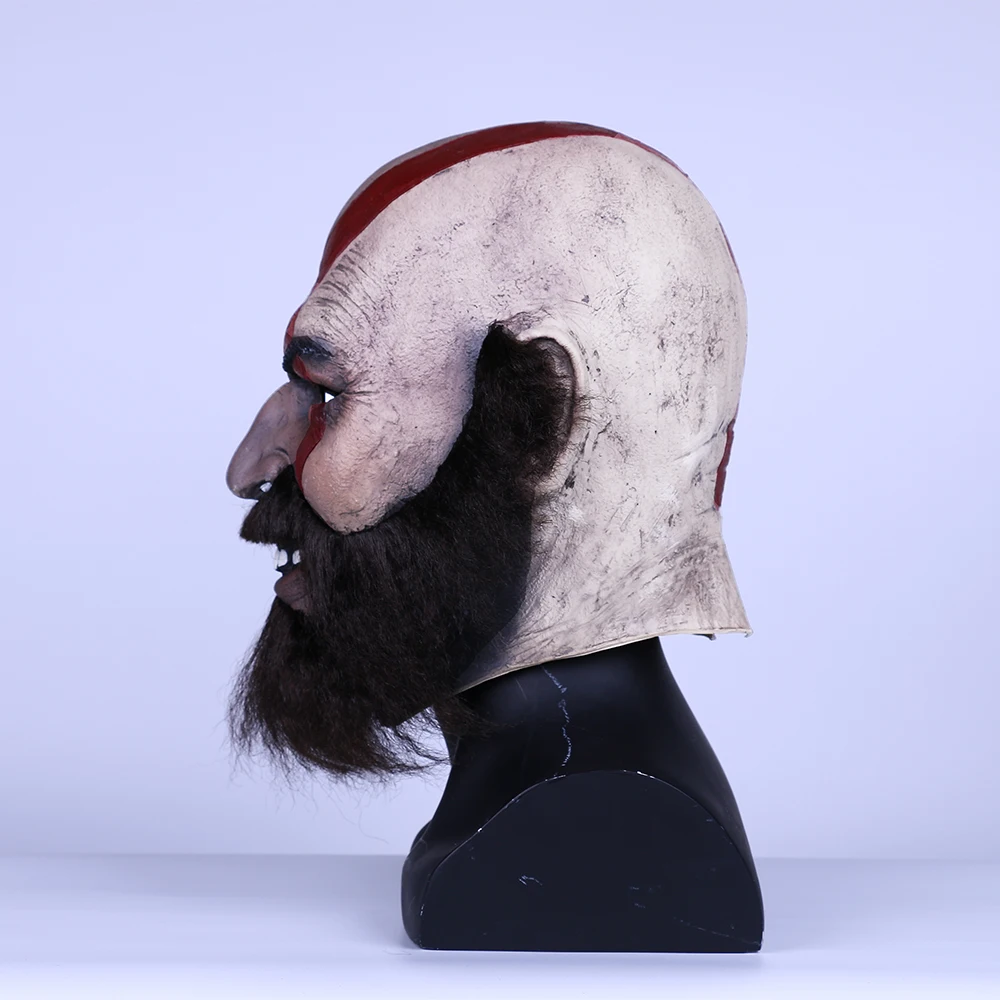 2018 игра Бог войны левиазанская маска Kratos косплей шлем реквизит на Хэллоуин |