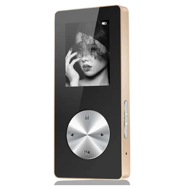 Золотой 1," беспроводной Bluetooth Hi-Fi HD MP3 MP4 плеер, без потерь стерео Бас микрофон наушники, быстрая зарядка USB кабель, динамик FM Запись и TF слот - Цвет: Золотой