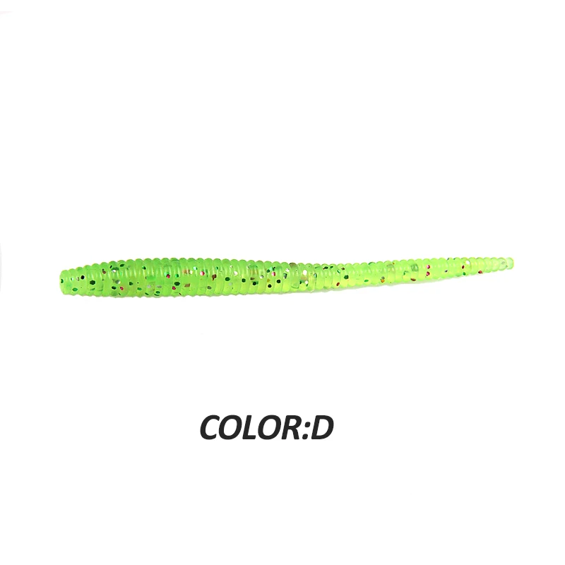 Суперконтинента медленно SinkingTrout мягкие приманки в виде червей 80 мм