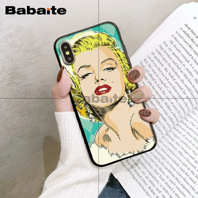Babaita Мэрилин Монро Роскошный Уникальный Дизайн чехол для телефона iPhone X XS MAX 6 6S 7 7plus 8 8Plus 5 5S XR 11 11pro 11promax