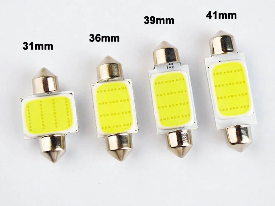 Светодиодная лампа SPEVERT 31 мм 36 39 42 с 12 ЧИПАМИ C5W В белого цвета|festoon 31mm cob|cob led plate12v dome