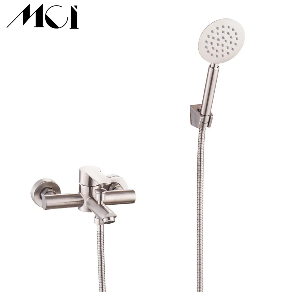 Набор смесителей для душа из нержавеющей стали 304 смесители ванны дождевые