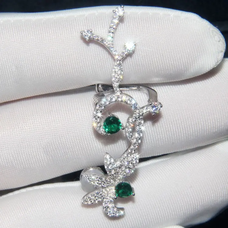 Flower Shape left Новые Элегантные крылья в форме пера модные AAA кубический циркон серьги для Женская Сережка серьги мультяшный брелок лягушка Пепе CEP664 - Окраска металла: Flower Shape left